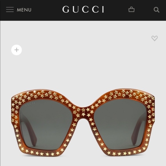 🔥LAST ONE🔥NIB GUCCI STAR STUDDED SUNGLASSES - Picture 3 of 8